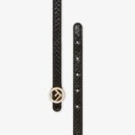 Fendi Black Elaphe Belt