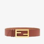 Fendi Black Leather Belt