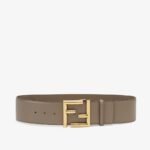 Fendi Brown Leather Belt