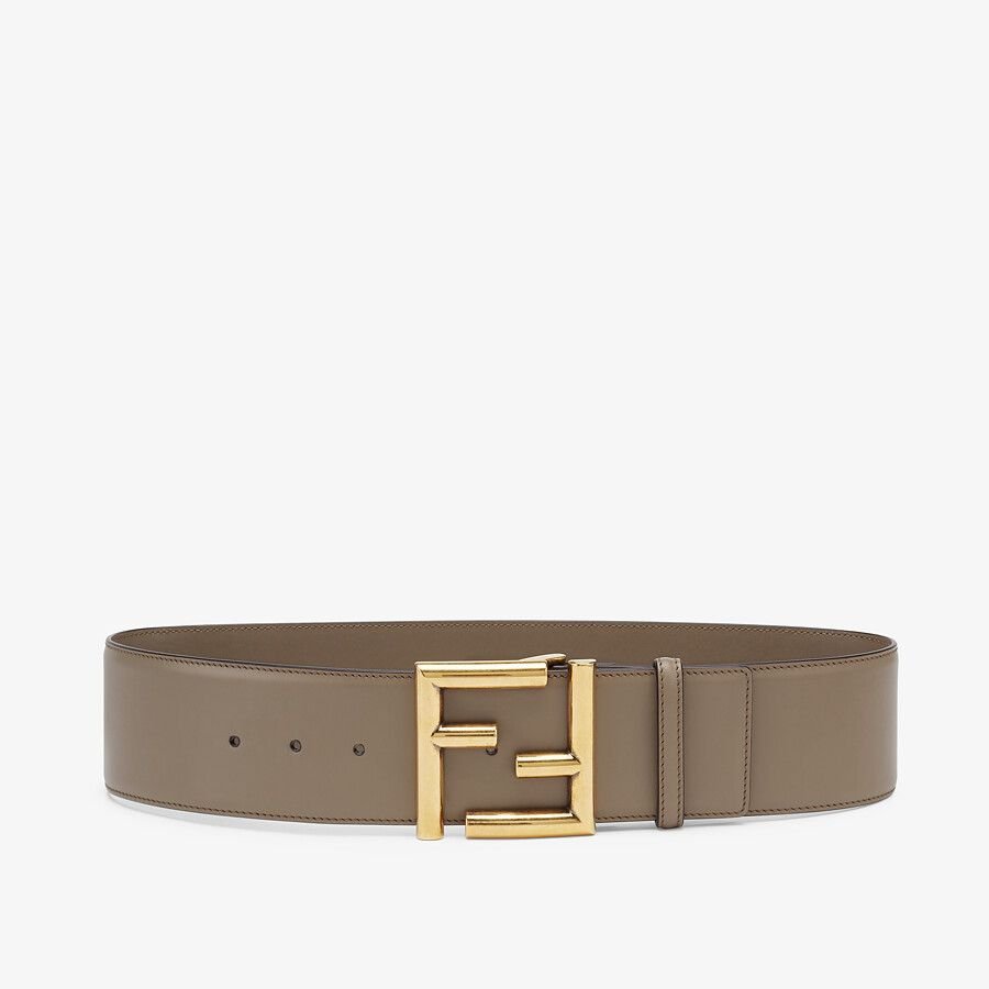 Fendi Brown Leather Belt