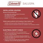 Coleman SaluSpa Atlantis AirJet Inflatable Hot Tub w/ Pump #P09144