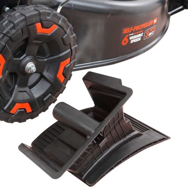 24 in. 201 cc SELECT PACE 6 Speed CVT High Wheel RWD 3-in-1 Gas Walk Behind Self Propelled Lawn Mower W/ Recoil Start