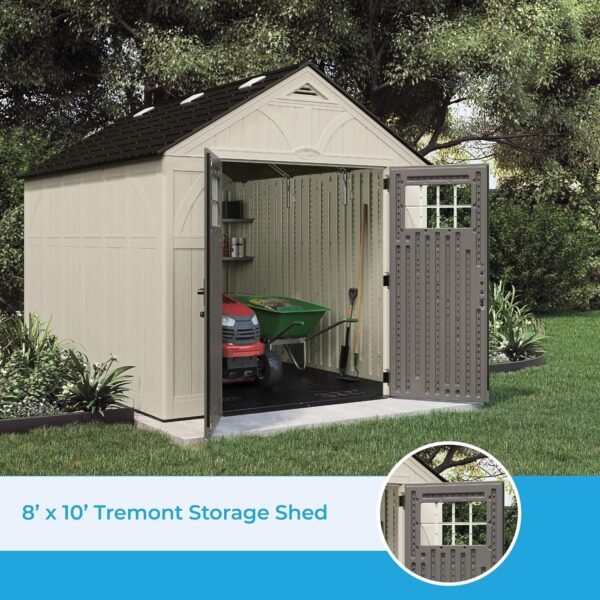 Suncast BMS8100 8′ x 10′ Tremont Storage Shed