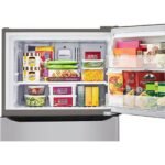 LG 20 cu. ft. 30 Inch Wide Top Freezer Refrigerator - Stainless Steel