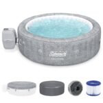 Coleman Sicily AirJet Inflatable Hot Tub w/ Cover w/ Pump #P09144