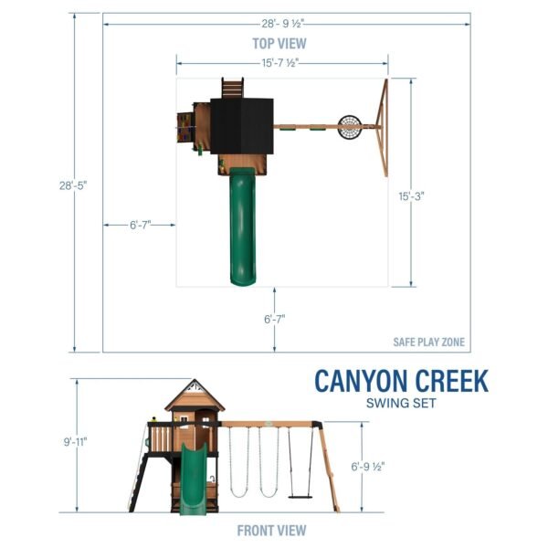 Canyon Creek Swing Set