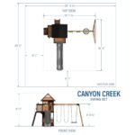 Canyon Creek Swing Set