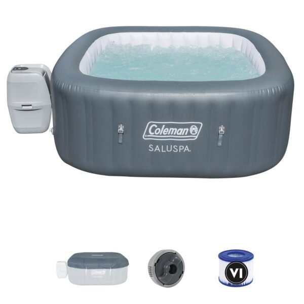 Coleman SaluSpa Atlantis AirJet Inflatable Hot Tub w/ Pump #P09144