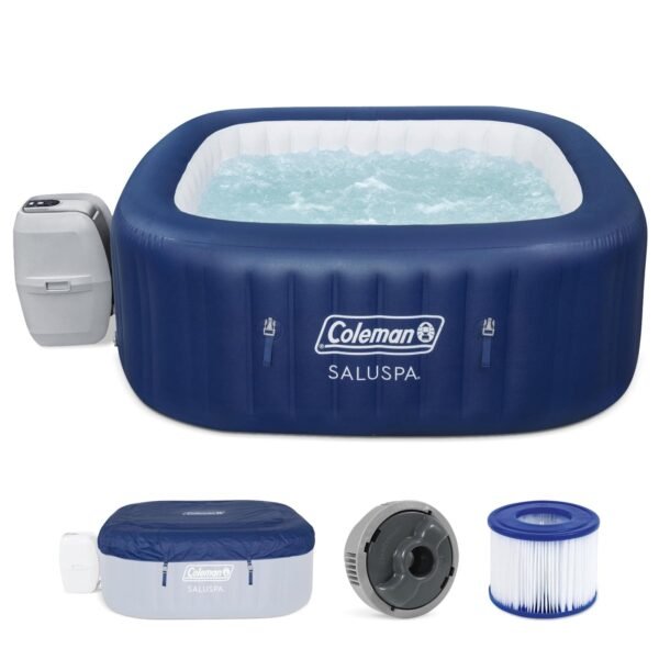 Coleman SaluSpa Atlantis AirJet Inflatable Hot Tub w/ Pump #P09144