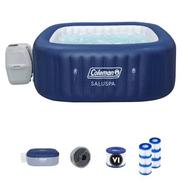 Coleman SaluSpa Atlantis AirJet Inflatable Hot Tub w/ Pump #P09144