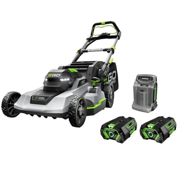 EGO 21 Inch Self-Propelled Mower Touch Drive With 4.0Ah Battery 2Pk And Rapid Charger