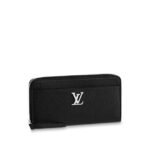 Louis Vuitton LOCKME ZIPPY WALLET BLACK