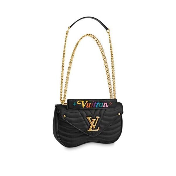 Louis Vuitton NEW WAVE CHAIN BAG MM BLACK