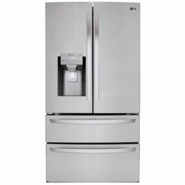 LG 28 Cu. ft. Smart Wi-Fi Enabled French Door Refrigerator, Stainless Steel (LMXS28626S)