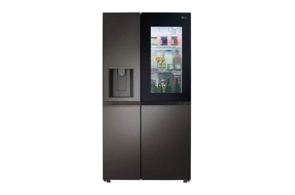 LG LRSOS2706D 27 Cu. Ft. Black Stainless Steel Side-by-Side Smart Refrigerator