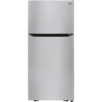 LG 20 cu. ft. 30 Inch Wide Top Freezer Refrigerator - Stainless Steel