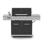 Nexgrill Deluxe 6-Burner Propane Gas Grill with Ceramic Searing Side Burner, Rotisserie Kit, 60,000 BTUs Output, and Stainless Steel Control Panel, BBQ Grill Perfect for Outdoor Gatherings 720-0896B