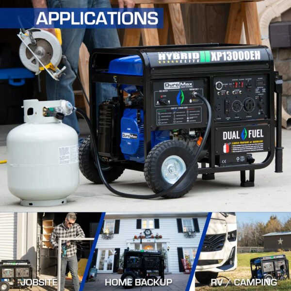 DuroMax 13,000 Watt Dual Fuel Portable Generator XP13000EH