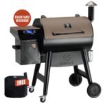 Z GRILLS Backyard Warrior 697 sq.in 8-in-1 Wood Pellet Grill Smoker with PID V3.0 Technology, LCD Screen, Meat Probes and Rain Cover