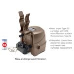 Intex: PureSpa: Sahara Tan Inflatable Hot Tub Set – 6 Person – 85″ Round Outdoor Heated Bubble Spa, Jet Massage, Cover, Hard Water Treatment System