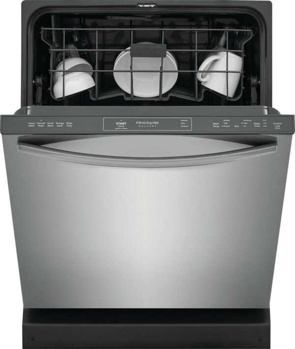 Frigidaire GDPH4515AF 24″ Built-In Dishwasher, Energy Star Certified, Top Control, Stainless Steel