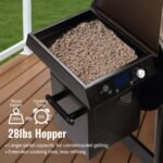 Z GRILLS Backyard Warrior 697 sq.in 8-in-1 Wood Pellet Grill Smoker with PID V3.0 Technology, LCD Screen, Meat Probes and Rain Cover