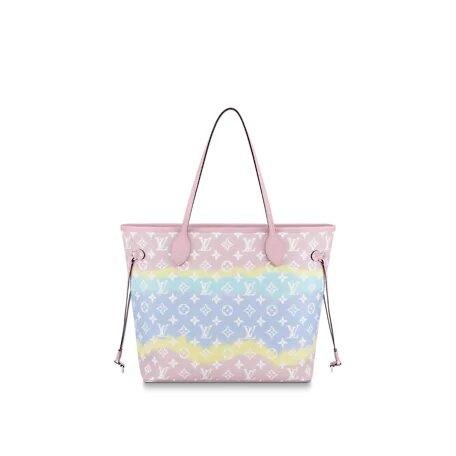 Louis Vuitton ESCALE NEVERFULL MM Pastel Pink