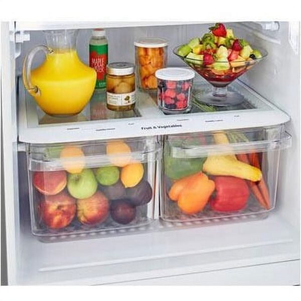 LG 20 cu. ft. 30 Inch Wide Top Freezer Refrigerator - Stainless Steel