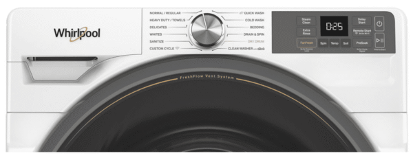 Whirlpool WFW5720RW 4.5 cu. ft. Smart Front Load Washer FreshFlow Vent System