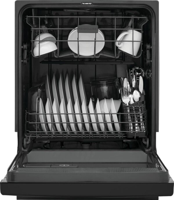 Frigidaire 24″ Built-In Dishwasher, Front Control, Black