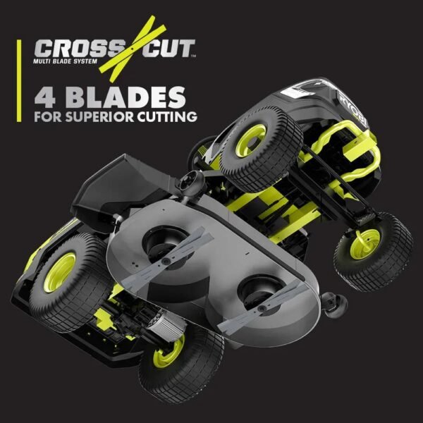 Brushless 80V Hp 46-Inch Cordless Lawn Tractor Battery Powered