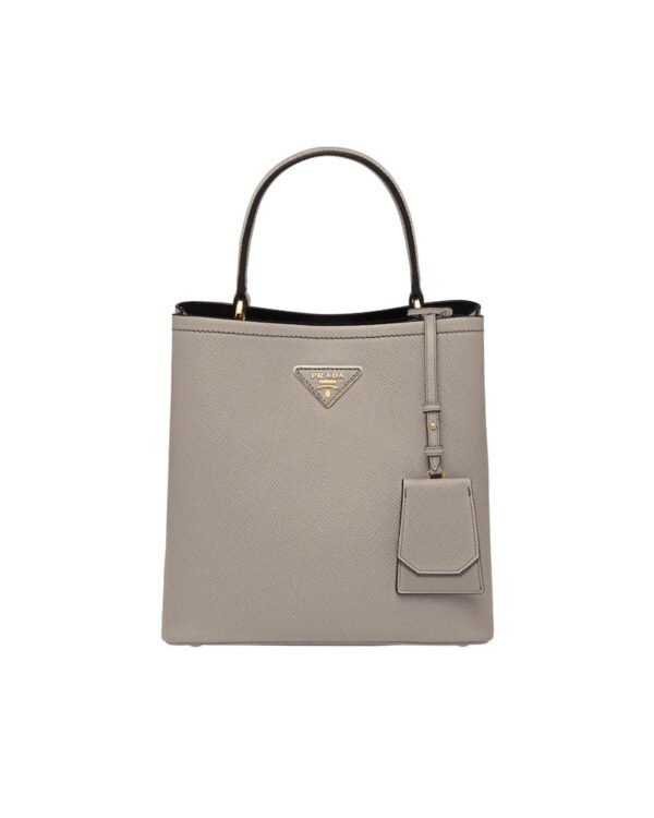 Medium Saffiano Leather Prada Panier Bag