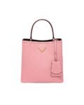 Medium Saffiano Leather Prada Panier Bag