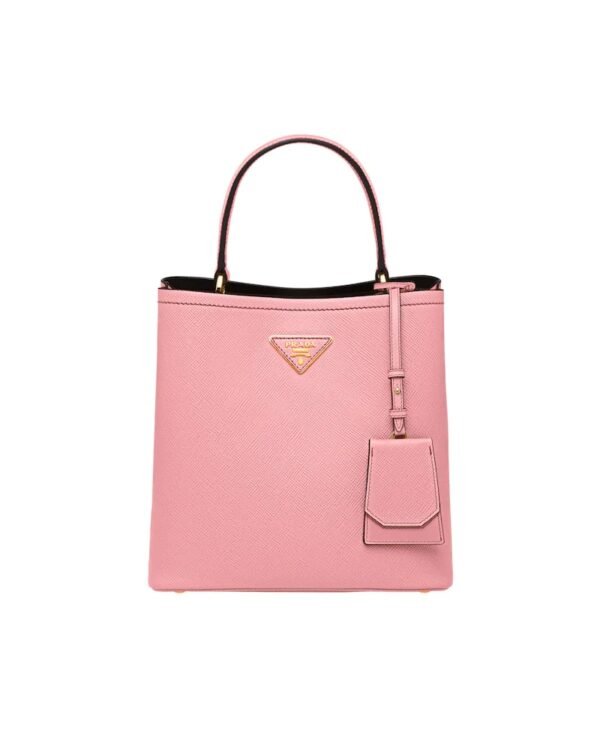 Medium Saffiano Leather Prada Panier Bag