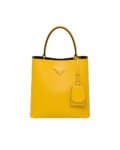 Medium Saffiano Leather Prada Panier Bag