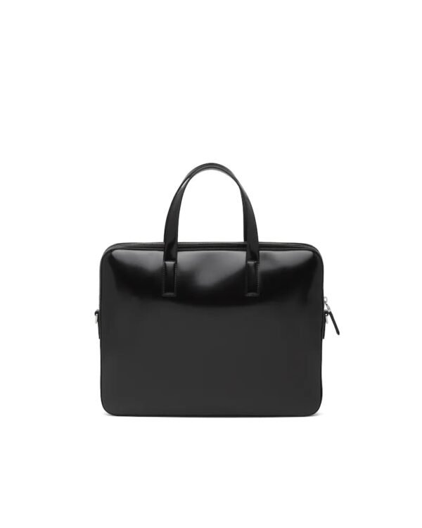 Prada Brushed Leather Briefcase