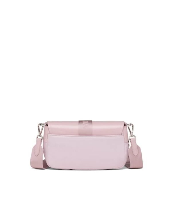 Prada Pocket Nylon and Brushed Leather Bag