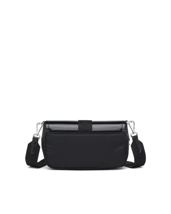 Prada Pocket Nylon and Brushed Leather Bag
