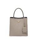 Medium Saffiano Leather Prada Panier Bag