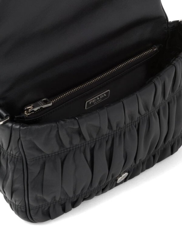 Gaufré Nappa Leather Shoulder Bag