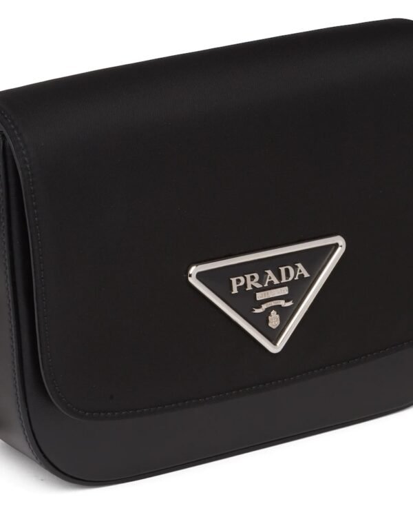 Nylon and Leather Prada Identity Shoulder Bag