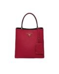 Medium Saffiano Leather Prada Panier Bag