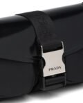 Prada Pocket Nylon and Brushed Leather Bag