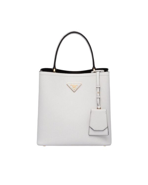 Medium Saffiano Leather Prada Panier Bag