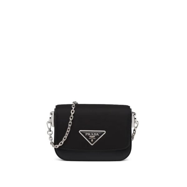 Nylon and Leather Prada Identity Shoulder Bag