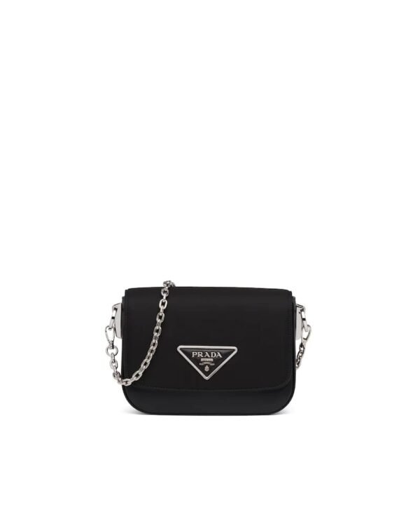 Nylon and Leather Prada Identity Shoulder Bag