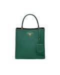 Medium Saffiano Leather Prada Panier Bag