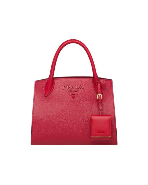 Medium Saffiano leather Prada Monochrome bag