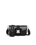 Prada Pocket Nylon and Brushed Leather Bag