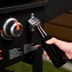 Blackstone Original Outdoor Griddle, 4-Burner 36″ Propane Flat Top Grill with Hood, Black